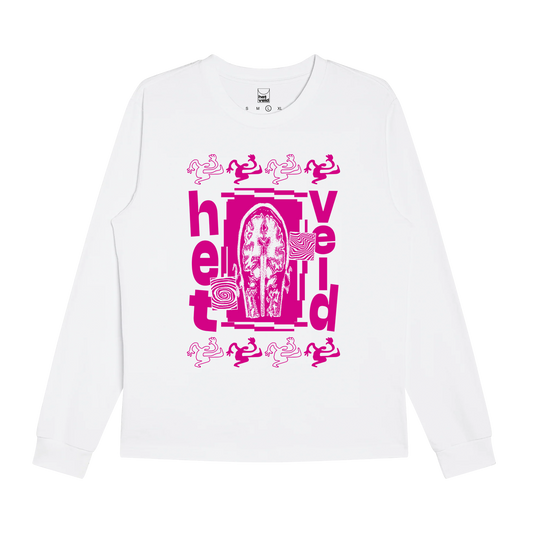 het veld Brain Washed Longsleeve White